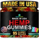 Hamp Gummies søvn Edibles for fred og afspænding-høj potens Pure Extra Strength Hamp Olie- Made in USA