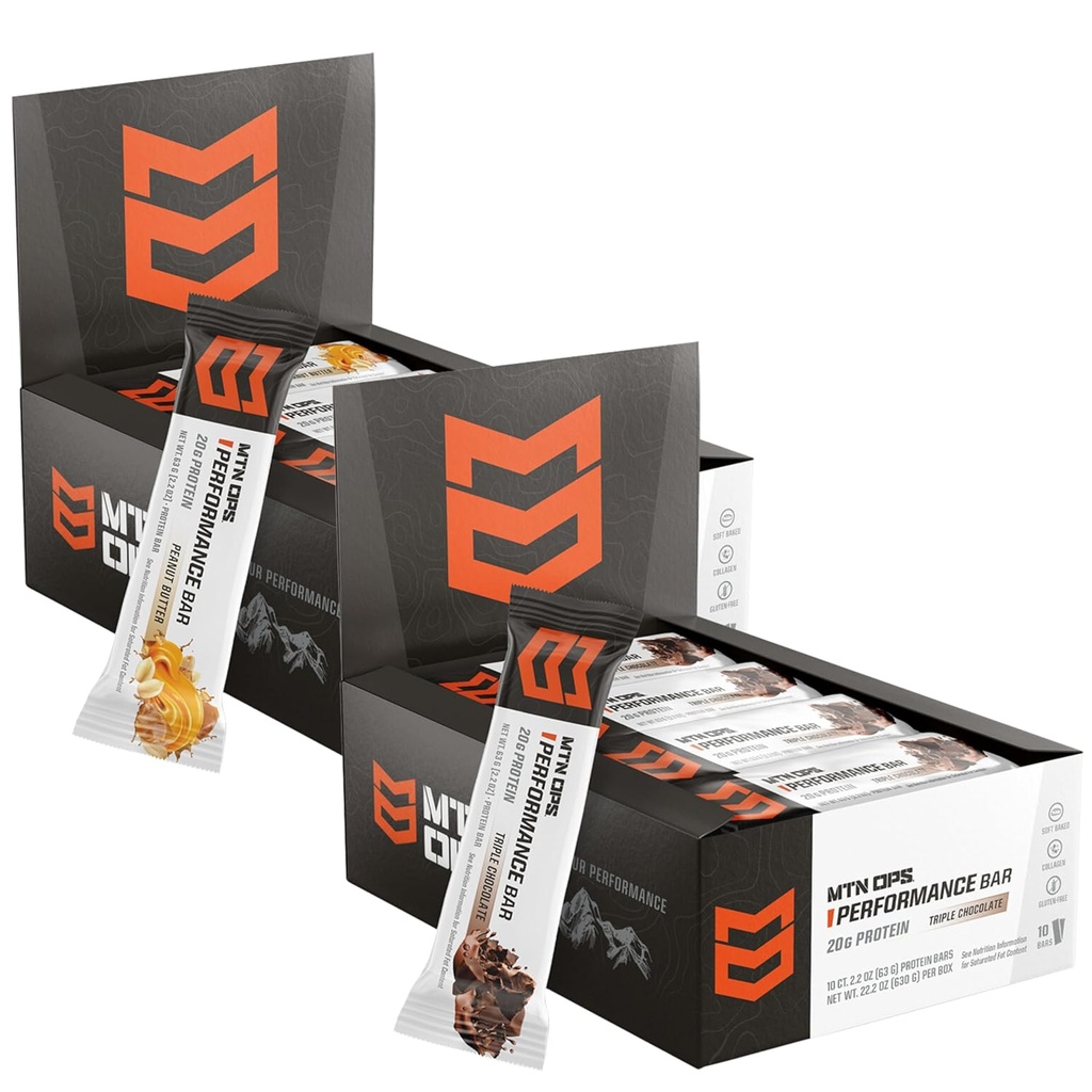 Performance Barer Peanut Butter Bliss + Triple Chocolate Mudslide Bundle