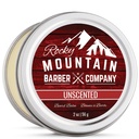 Rocky Mountain Barber Company Beard Balm - Klassisk undufted - 100% Natural - Premium Wax Blend med Nutrient Rich Bees Wax, Jojoba, Kokosolie