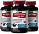 Eye Formel Lutein & zeaxanthin - Eye Vision Guard - Extra Strength, Bilberry Supplement, Eye Vitamin til Vision, Bilberry Extract for Eyes, Vision Support Pills, Lutein med Bilberry, 3B 180 Caps