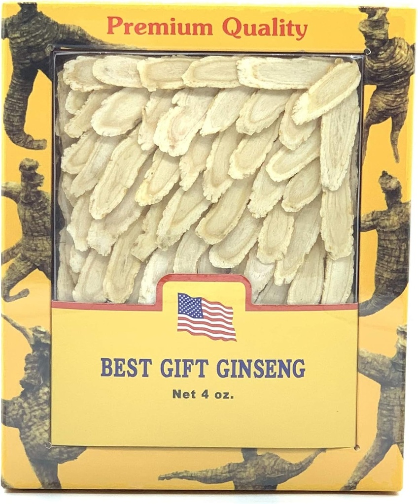Grad A + håndplukket amerikansk Ginseng Slice Medium 4oz Bokse er ikke nok.