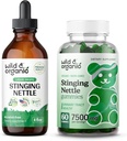 Wild & Organic Stinging Nettle Root Tinktur 4 fl oz & Stinging Nettle Root Gummies
