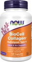 NOW Foods Supplements, BioCell Collagen® Hydrolyzed Type II, Clinically Validated, 120 Veg Capsules