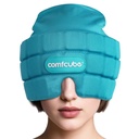 Migræne og hovedpine Relief Ice Cap, 2 Timer Long Længere Cold Therapy Wearable & Washington Form Fitting Ice Hat til Sinus & Stress Relief, Puffy Eyes, Svær Migræne, Chemo