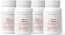 Nourised Natural Detox + Debloat - Milk Thistle & Mælkebøtte Root Vegan tillæg for kvinder - Bloating Relief & fordøjelsesstøtte - 240 kapsler