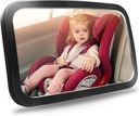 Shynerk Baby Car Spejl, Safety Car Seat Spejl til bagside Facing Infant med bred krystal Clear View, Shatterproof, 360 ° Rotation, Crash Testet og Certified