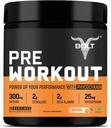 Bolt Pre Workout Supplement med koffein, Citrullin Malat, B- Alanine, Taurine Note 124; Eksplosiv energi, Pump & Focus