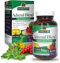 Naturens svar Ekstraaps Adrenal Blend Stress væk Vegetarisk 90 Capsules Vegansk Vegetarer Urter Kombination Kosttilskud Ingen Harm
