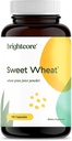Nutrition Sweet Wheat, Ready- to- Drink Atletic Green, Super Green med fordøjelsesenzymer til fordøjelse sundhed og immunboost, 180 Wheatgrass Juice pulver kapsler