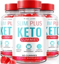 rize laboratorier - Slim Plus Keto ACV Gummies for Advanced Weight Loss, Alle naturlige Apple Cider Vincities Supplement (180 Gummies)