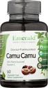 Emerald Labs Camu Camu - Plant- sourced Vitamin C, Bioflavonoider, Aminosyrer & B Vitamin - Glutenfri, Vegan - 60 Vegetabilske kapsler (30- Day Supply)