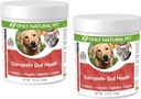 Kun Natural Pet Complete Gut Health Complex - Probiotika & fordøjelsesenzymer supplement til hunde & katte - fremmer sund fordøjelse, immunsystem, næringsstof Absorption -3.5oz pulver (pakke med 2)