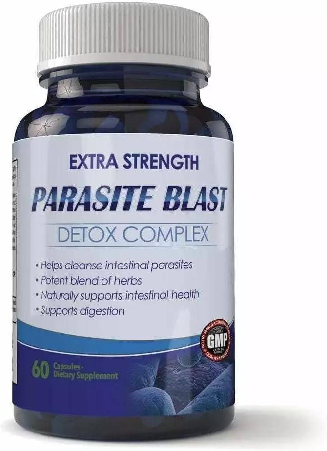 Parasite- Blast Cleanse Detox: 60 kapsler til hurtig krop Boost og sundhed afgiftning, Natural Cleanse