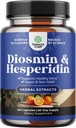 Diosmin Hesperidin 1000mg Complex for Circulation - Hesperidin & Diosmin Complex 1000mg from Bitter Orange for Vein Support - ISO 17025 Lab Tested - Vegan Non-GMO & Gluten Free (2 Month Supply)