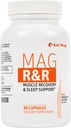 SaltWrap Mag R & R - Nattertid Muskelkramper Support, Natural Sleep Support til voksne med Magnesium Glycinate til muskelspasmer og ben kramper Relief, 90 Kapsler