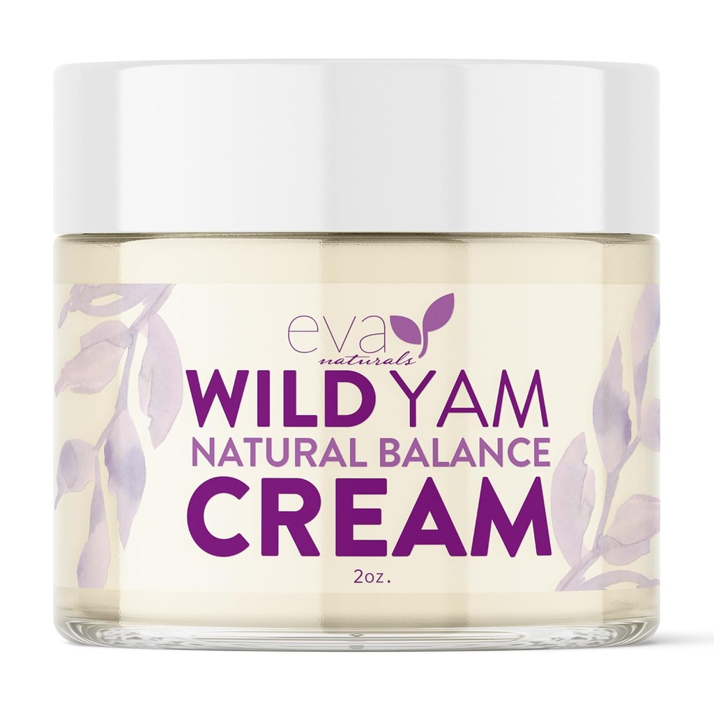 Wild Yam Cream For Hormone Balance - Wild Yam Root Moisturizer med Chaste Tree Berries & Red Clover - Shea Butter Moisturizer For Hormonal Balancing - Beriget Wild Yam Root Cream For Women (2 oz)