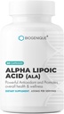 Alpha Lipoic Acid 650mg, understøtter Antioxidant Sundhed og Samlet Sundhed, fremmer samlet sundhed & Wellness, ALA 60 Kapsler - Made in USA - Vegan, Non- GMO, Gluten Free