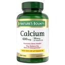 Nature 's Bounty Calcium Carbonat & D-vitamin, understøtter immunforsvar & knoglersundhed, 600 mg Calcium & 800IE Vitamin D3, 250 tabletter