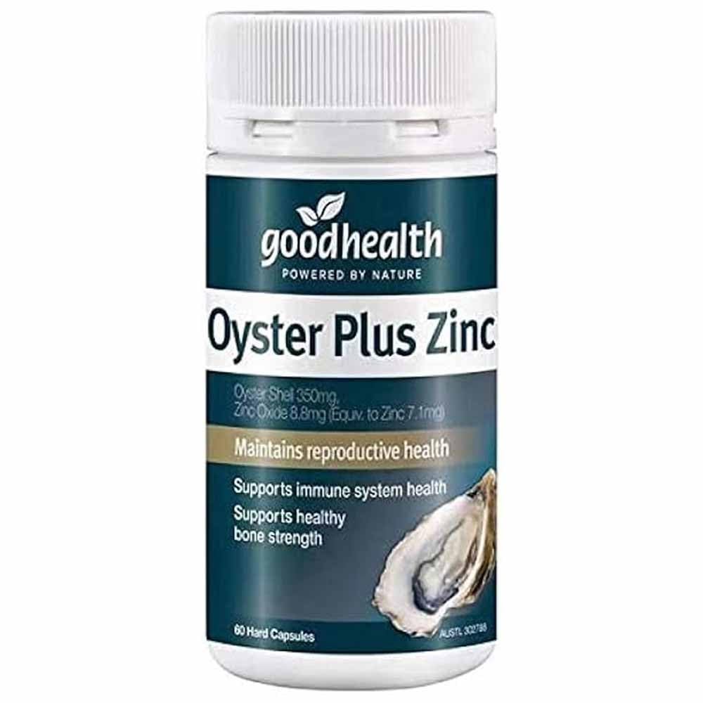 Goodhealth Oyster Plus - 60 kapsler - Marine Nutrient Supplement med zink og taurine til sundhed og vitalitet - understøtter immunforsvar og reproduktiv healt