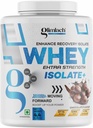GLIMLACH Whey Extra Strength Isolate + Protein Powder for Muscle Support & Recovery, Vegetar - Primær kilde Whey Isolate (4.4LBS, Chokolade)