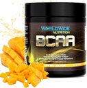 Worldwide Nutrition BCAA Powder - Forgrenet kæde Aminosyrer - Pre Intra Post Workout supplement til mænd og kvinder - Naturlige elektrolyter pulver til BCAA energi - Mango Colada - 30 Servering