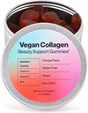 Vegansk skønhed Support Gummies Collagen Booster med biotin, C-vitamin, A, E, folsyre, og mere - 60 Gummies - Plastic-Free Tin - Lavet med naturlige ingredienser