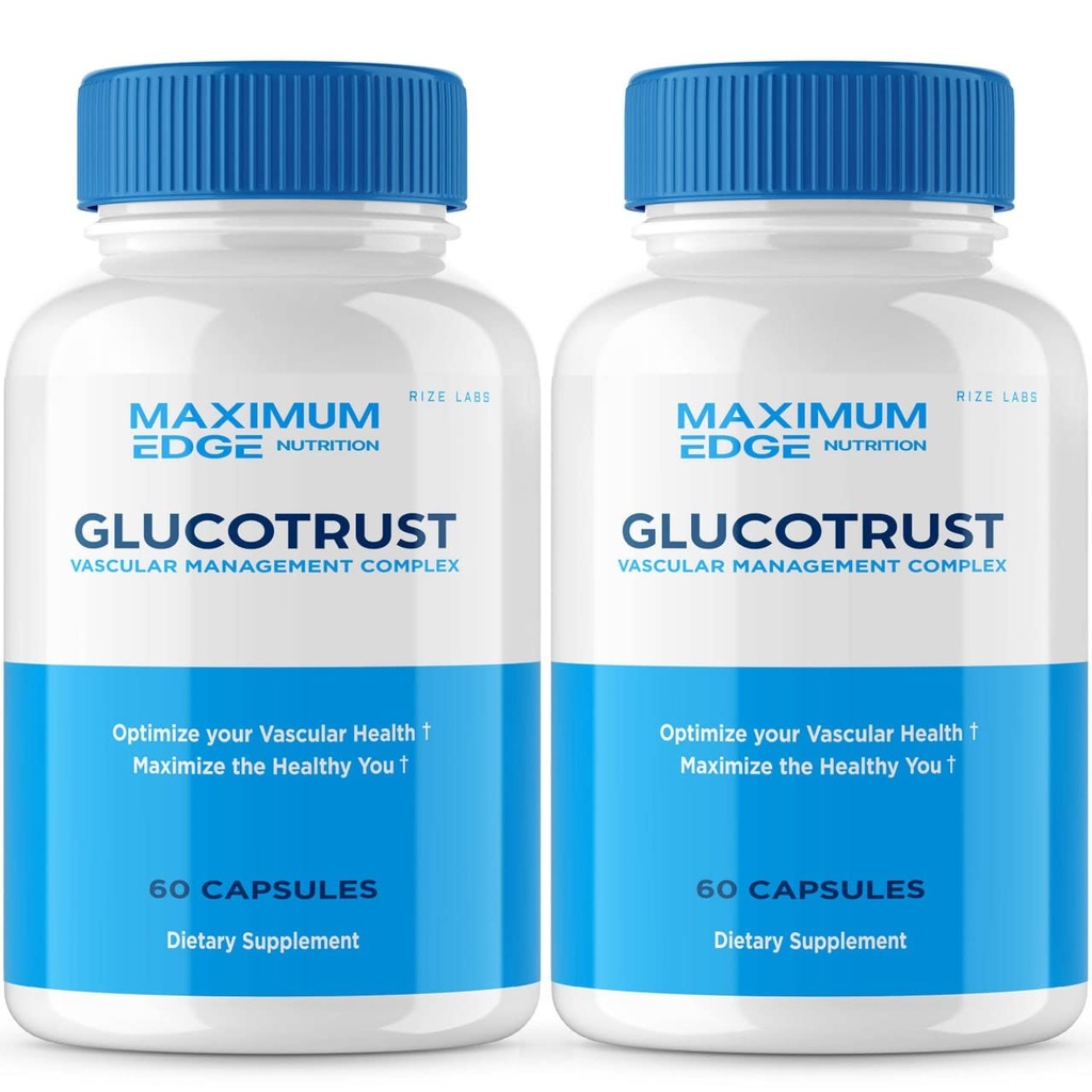 rize laboratorier - Glucotrust supplement kapsler, Advanced Balance Max Formel Complex Blend Edge (120 kapsler)