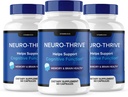 (3 Pack) Neuro Thrive Brain Supplement, Neuro Thrive for Memory, Neuro Thrive PQQ at reducere negative virkninger af Brain Fog, Neuro Thrive Cognitive Function, NeuroThrive Anmeldelser Neuro- Thrive (180 Cap)