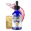 FWS Kolloide Gold Liquid Drops, Ascension Meditation Spiritual Aid Brain Boost, Forbedre Bevidsthed Klarhed Drømmeundervisning, Lavet af 99,99% Pure Swiss Gold, 100 ppm, Ruby Red, Real 24K
