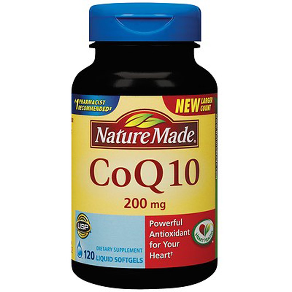 Nature Made CoQ10 naturligt orange 200 mg - Kosttilskud 120 Softgels