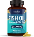 NEW AGE Omega 3 Fish Oil Supplement Immune & Health Support – Promotes Joint, Eye & Skin Health - Non GMO - EPA, DHA Fatty Acids Gluten Free (90 Softgels (Pack of 1))