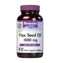 BlueBonnet hørfrø Olie 1000 mg - Omega 3 6 9 Fedtsyrer Hjertesundhed & Hudstøtte til kvinder & mænd - Cold- Presset, Organic Flaxseed Oil Kapsler - Non- GMO, Gluten- Free, Soy- Free - 250 Softgels