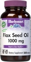 BlueBonnet hørfrø Olie 1000 mg - Omega 3 6 9 Fedtsyrer Hjertesundhed & Hudstøtte til kvinder & mænd - Cold- Presset, Organic Flaxseed Oil Kapsler - Non- GMO, Gluten- Free, Soy- Free - 250 Softgels