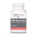 Allergy Research Group 200 mg Zen - GABA L- Theanine Supplement, Natural Call, Sleep & Relax Support til kvinder & mænd, tage dag eller nat for afslapning & rolig energi - 120 Vegetariske kapsler
