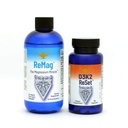 RnA ReSet ReMag & D3K2 Reset Bundle – Liquid Magnesium Supplement (8.1 Fl Oz) & Vitamin D3 + K2 Capsules (60 Count) NSF Certified
