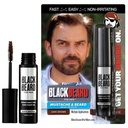 Blackbeard til mænd Instant Beard Color - All Day Beard, Mustache, Øjenbryn, og Sideburns Color - Midlertidig, Hypoallergen Beard Dye Alternativ - Op til 45 applikationer - Dark Brown, 1 Pack