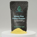 Holistisk Bin Organic Pine Pollen Powder Pharmaceutical Grade, Wild Hartered, Golden California Pine Pollen
