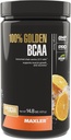 Maxler 100% Golden BCAA Powder - Intra & Post Workout Inddrivelse Drik for accelereret muskel Inddrivelse & Lean Muscle Growth - 6 g Vegan BCAAs Aminosyrer - 60 Servering - Orange