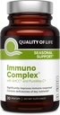 Livskvalitet Immuno Complex - Inkluderer AHCC Mushroom Extract, C-vitamin, D3- vitamin, kobber, zink