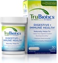 TruBiotics Probiotika til fordøjelse og immunsundhed, understøtter regelmæssighed & hjælper Relieve Abdominal ubehag, Gas & Bloating, 2 Klinisk Studerede Probiotiske Strops, Plus Prebiotics, 30 Kapsler