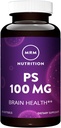 MRM Nutrition PS 100mg • 124; Phosphatidylserin • 124; Hjerne Sundhed • 124; Memory + Learning • 124; Gluten- Free • 124; 60 Tjenester