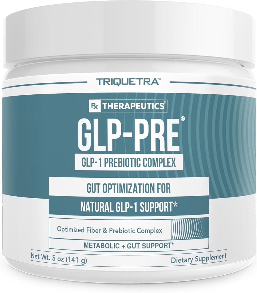GLP-Pre ™ - Optimeret Prebiotic Fiber Complex - Gut- Microbiome Optimization for Natural GLP-1 Pathway Support & Metabolic Wellness - Inkluderer klinisk Studerede non-fordøjelige fibre - 30 Serveringer