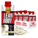 Labrada Lean Body Ready-to-Drink Vanilla Protein Shake,40g Protein,Whey Blend,0 Sugar,Gluten Free,22 Vitamins & Minerals,17 Fl Oz (Pack of 12) LABRADA