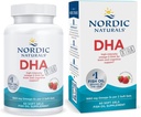 Nordic Naturals DHA Xtra, Strawberry - 60 Soft Gels - 1660 mg Omega-3 - High-Intensity DHA Formel til brain & Nervesystemet support - non-GMO - 30 Servere