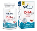 Nordic Naturals DHA Xtra, Strawberry - 60 Soft Gels - 1660 mg Omega-3 - High-Intensity DHA Formel til brain & Nervesystemet support - non-GMO - 30 Servere