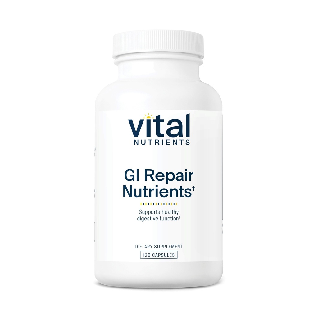 Vital Nutrients GI Repair Nutrients against 124; Leaky Gut Capsule med L Glutamin og N-Acetyl Glutine 124; fordøjelsesenzymer supplement til støtte Gut Sundhed og fordøjelse