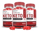 Justified Laboratories (3 Pack Trim Tummy Keto ACV Apple Cider Vincificate Formulated with Pomegranate Beet Juice Powder B12 Vegan Non GMO 180 Gummies