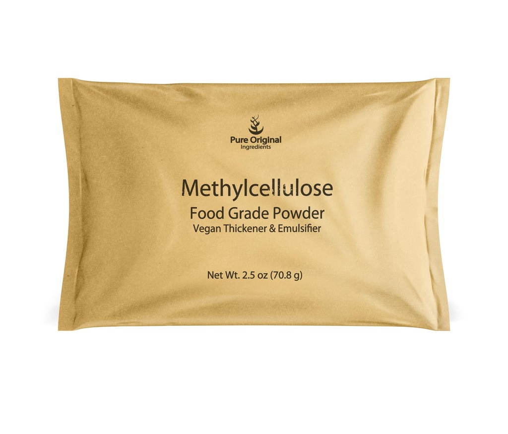 PURE ORIGINAL INGREDIENTS Methylcellulose (2.5 oz) Always Pure, Thickener & Emulsifier, Food Grade