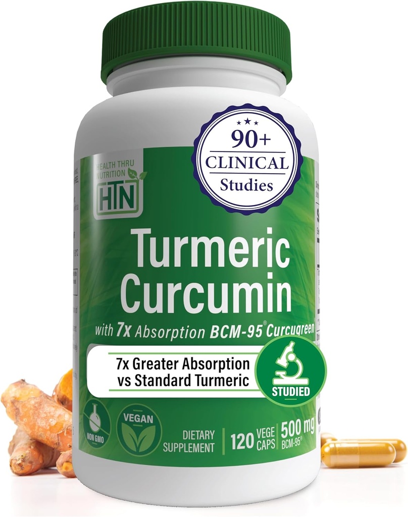 Health Thru Nutrition Gurkemeje Curcumin Complex 500mg Supplement Note 124; as BCM- 95 Curcugreen Clinically Studied
