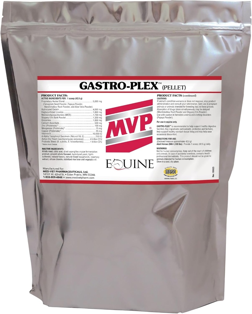 Gastro- Plex (12 LB) Understøtter Gut sundhed og hindgut fordøjelse i heste